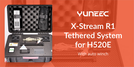 System na uwięzi X-Stream R1 dla dronów Yuneec H520 i H520E