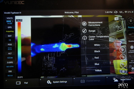 Yuneec Typhoon H Thermal Pro Intel RealSense z CGOET oraz CGO3+