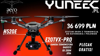 Zestaw Dron z termowizją H520E i E20Tvx PRO do ratowania i polowań Wersja PRO