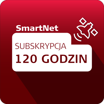 Dostęp do usługi RTN/RTK SmartNet  przez 120h (w okresie 1 roku) dla odbiorników dowolnego producenta. Subskrypcja.